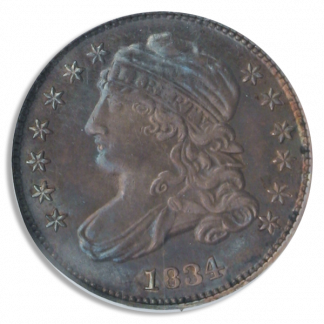 1834 Capped Bust Dime NGC MS64 CAC