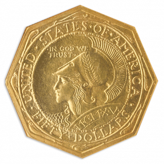 1915-S $50 Panama Pacific Octagonal NGC MS65 CAC 1915-S $50 Panama Pacific Octagonal NGC MS65 CAC