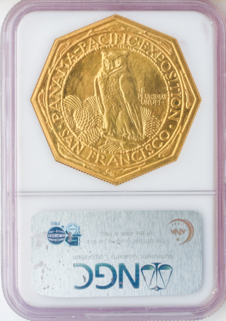 1915-S $50 Panama Pacific Octagonal NGC MS65 CAC 1915-S $50 Panama Pacific Octagonal NGC MS65 CAC
