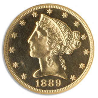 1889 $5 Liberty NGC PR65 Cameo CAC 1889 $5 Liberty NGC PR65 Cameo CAC