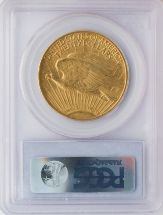 1909/8 $20 Saint Gaudens PCGS MS62 CAC