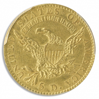 1813 $5 Capped Head PCGS AU58 CAC 1813 $5 Capped Head PCGS AU58 CAC