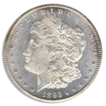 1893-CC $1 Morgan PCGS MS62 CAC