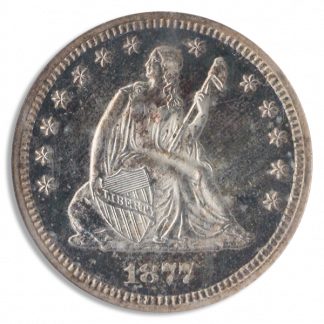 1877 Std Liberty Quarter NGC PR64 CAC 1877 Std Liberty Quarter NGC PR64 CAC
