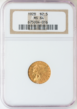$2 1/2 Indian Certified MS64 (Dates/Types Vary) $2 1/2 Indian Certified MS64 (Dates/Types Vary)