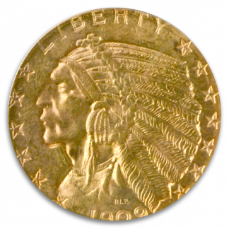 $5 Indian Certified MS62 (Dates/Types Vary) $5 Indian Certified MS62 (Dates/Types Vary)