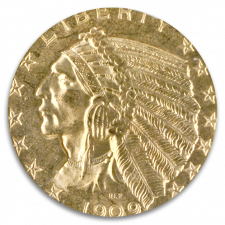 $5 Indian Certified MS64 CAC (Dates/Types Vary)