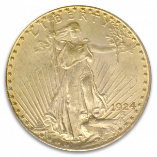 $20 Saint Gaudens Certified MS63 (Dates/Types Vary)