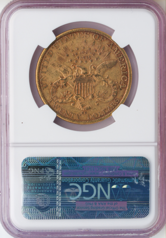 1890-CC $20 Liberty NGC XF45 CAC