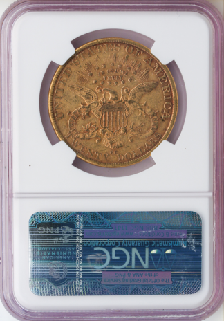 1890-CC $20 Liberty NGC XF45 CAC 1890-CC $20 Liberty NGC XF45 CAC