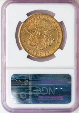 1859-S $20 Liberty NGC AU55 CAC 1859-S $20 Liberty NGC AU55 CAC