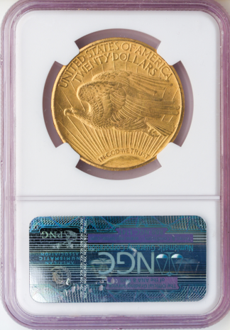 1916-S $20 Saint Gaudens NGC MS65