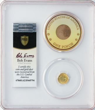 1851 $1 Gold SSCA Pinch Of Dust PCGS MS62 1851 $1 Gold SSCA Pinch Of Dust PCGS MS62