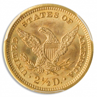 1907 $2 1/2 Liberty PCGS MS66 CAC