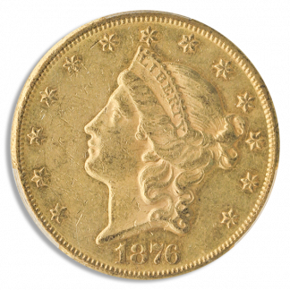 1876-CC $20 Liberty PCGS AU55 CAC 1876-CC $20 Liberty PCGS AU55 CAC