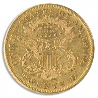 1876-CC $20 Liberty PCGS AU55 CAC 1876-CC $20 Liberty PCGS AU55 CAC