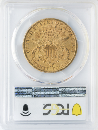 1884-CC $20 Liberty PCGS AU50