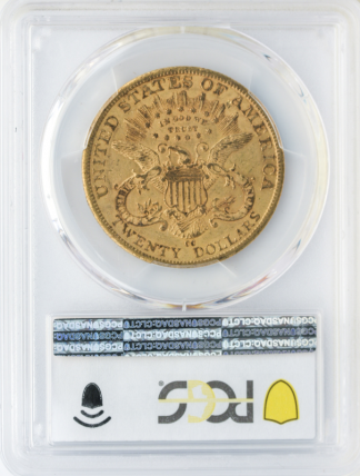 1884-CC $20 LIberty PCGS AU55