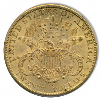 1884-CC $20 Liberty PCGS MS60 CAC