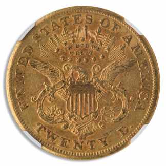 1876-CC $20 Liberty NGC AU53 1876-CC $20 Liberty NGC AU53