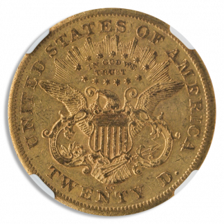 1876-CC $20 Liberty NGC XF45 CAC 1876-CC $20 Liberty NGC XF45 CAC