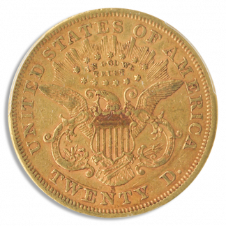1866-S $20 Liberty With Motto PCGS XF40 CAC 1866-S $20 Liberty With Motto PCGS XF40 CAC