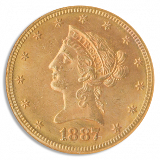 1887-S $10 Liberty NGC MS63 1887-S $10 Liberty NGC MS63