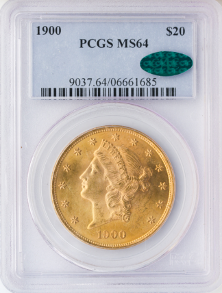 1900 $20 Liberty PCGS MS64 CAC 1900 $20 Liberty PCGS MS64 CAC