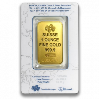 1 oz Gold Bar (Types and Conditions Vary) 1 oz Gold Bar (Types and Conditions Vary)