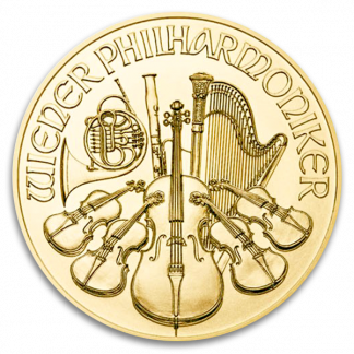 1 oz Austrian Gold Philharmonic Coin (Dates Vary, BU)