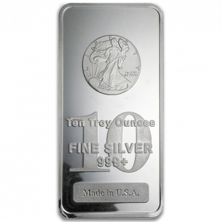 10 oz Silver Bars (Types and Conditions Vary) 10 oz Silver Bars (Types and Conditions Vary)