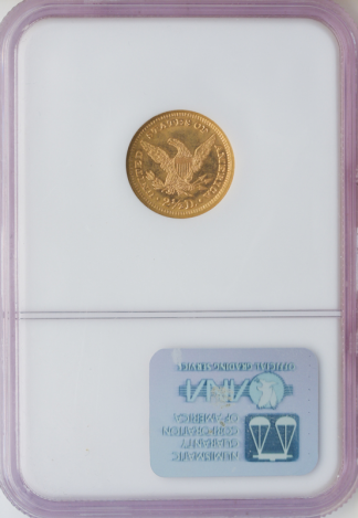 1882 $2.50 Liberty NGC MS65