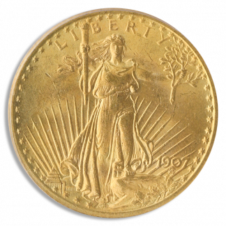 1907 $20 Saint Gaudens PCGS MS64 CAC 1907 $20 Saint Gaudens PCGS MS64 CAC