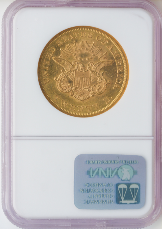 1864 $20 LIberty NGC MS60 CAC 1864 $20 LIberty NGC MS60 CAC