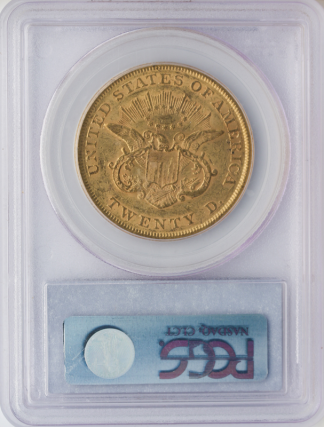 1853/2 $20 Liberty PCGS AU58 CAC 1853/2 $20 Liberty PCGS AU58 CAC
