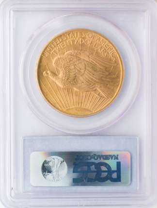 1907 No Motto $20 Saint Gaudens PCGS MS65 CAC 1907 No Motto $20 Saint Gaudens PCGS MS65 CAC