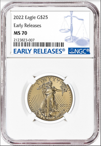 2022 1/2 oz. American Gold Eagle NGC Early Releases
