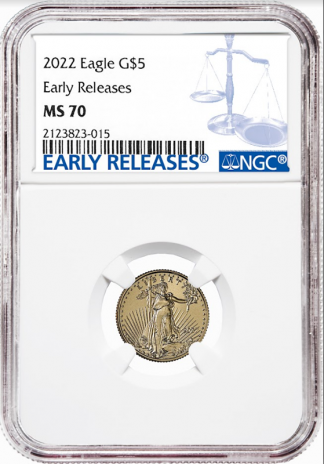 2022 1/10 oz. American Gold Eagle NGC Early Releases