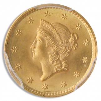 1853 $1 Gold Type 1 PCGS MS67 CAC 1853 $1 Gold Type 1 PCGS MS67 CAC
