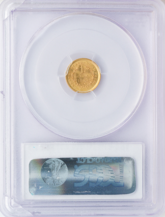 1853 $1 Gold  Type 1 PCGS MS67 CAC