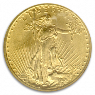 $20 Saint Gaudens No Motto Certified MS63 (Dates/Types Vary) $20 Saint Gaudens No Motto Certified MS63 (Dates/Types Vary)
