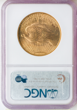 $20 Saint Gaudens N/M Certified MS66 (Dates/Types Vary)