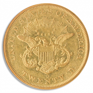 1850-O $20 Liberty NGC AU53