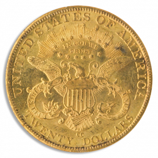 1882-CC $20 Liberty NGC AU58