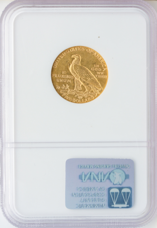 1909-O $5 Indian NGC AU58 CAC 1909-O $5 Indian NGC AU58 CAC