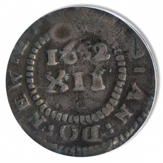 1652 Pine Tree Shilling Small Planchet PCGS VF25 1652 Pine Tree Shilling Small Planchet PCGS VF25