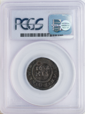 1652 Pine Tree Shilling Small Planchet PCGS VF25 1652 Pine Tree Shilling Small Planchet PCGS VF25