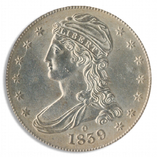 1839-O Capped Bust Half Dollar PCGS MS64 1839-O Capped Bust Half Dollar PCGS MS64