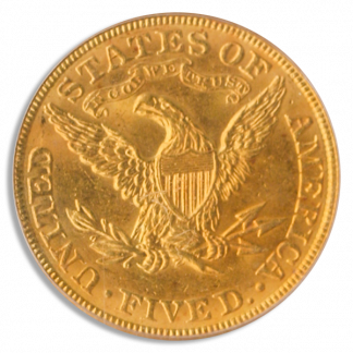 1884 $5 Liberty PCGS MS63 CAC 1884 $5 Liberty PCGS MS63 CAC