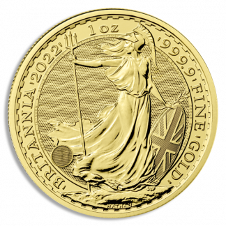 2022 1 oz. British Gold Britannia (BU)